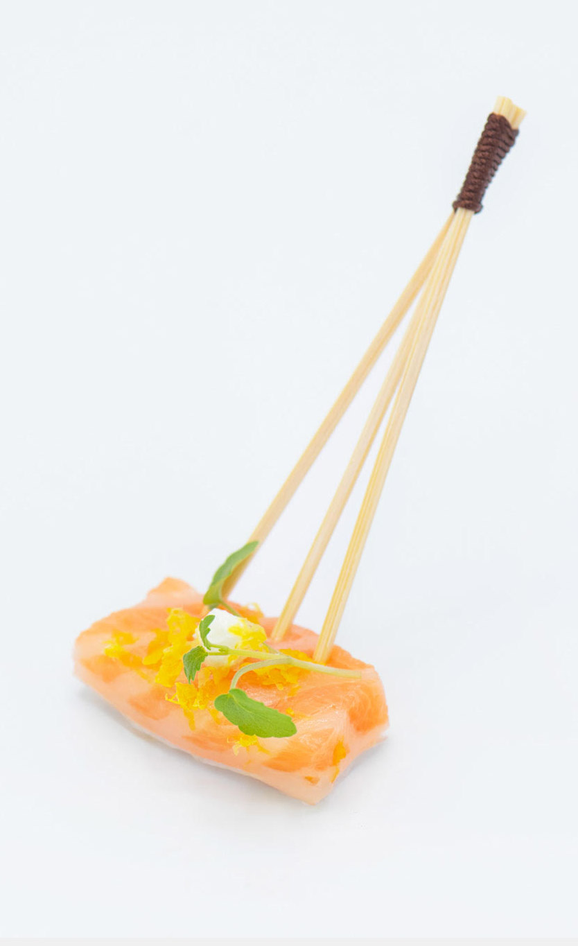 Saumon Gravelax Crême de Yuzu